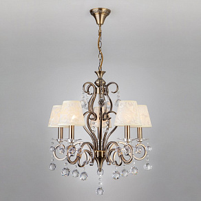 Подвесная люстра Eurosvet Eileen 1448/5 античная бронза Strotskis
