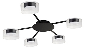 Люстра на штанге Arte Lamp ALIUS A8042PL-5BK
