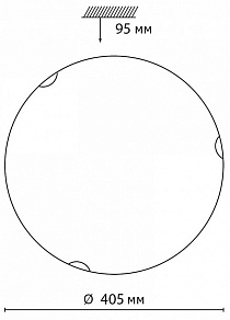 Накладной светильник Sonex Ammonite 7602/DL