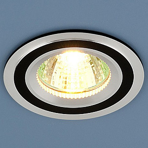 Встраиваемый светильник Elektrostandard Vode 5305 MR16 CH/BK