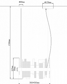 Подвесной светильник Wertmark Lotta WE461.01.303