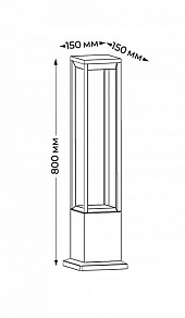Наземный низкий светильник Italline  IT9020