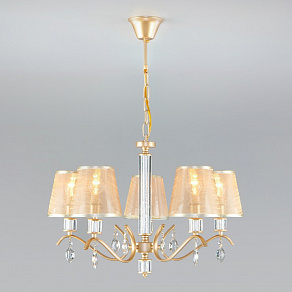 Подвесная люстра Eurosvet Alcamo 60103/5 перламутровое золото