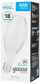 Лампа светодиодная Gauss Basic BT110 E40 50Вт 6500K 11834352