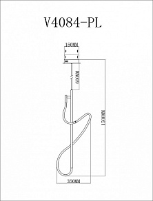 Подвесной светильник Moderli TRUE V4084-PL