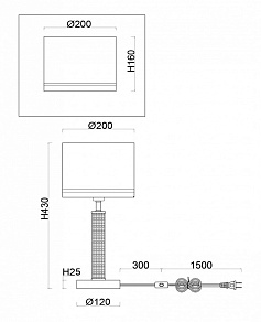 Настольная лампа декоративная Freya Albero FR5108TL-01N