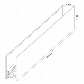 Трек накладной Uniel UBX-MMS4 UL-00008718