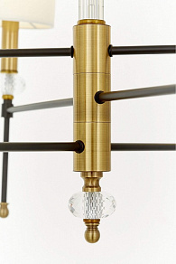 Люстра на штанге LUMINA DECO RODEZIO LDP 1229-6-NF MD