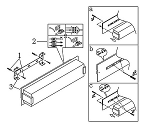 Накладной светильник Globo Abruzzo 67060W4