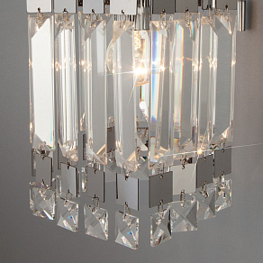 Бра Eurosvet Barra 10100/1 хром/прозрачный хрусталь Strotskis