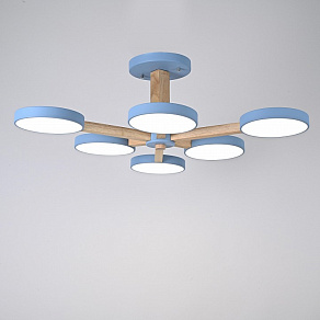 Люстра на штанге Imperiumloft TURNA Blue TURNA-B01