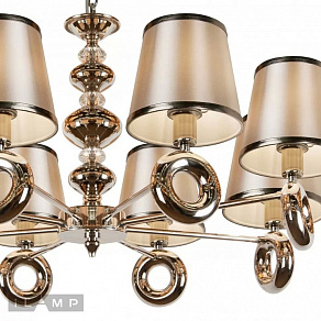 Подвесная люстра iLamp Brooklyn P2401-8 Nickel
