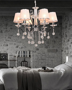 Подвесная люстра LUMINA DECO Bellisica LDP 8033-6 SL