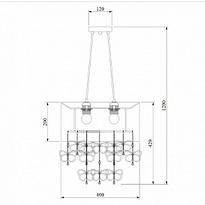Подвесной светильник Bogate's Papillon 288/4