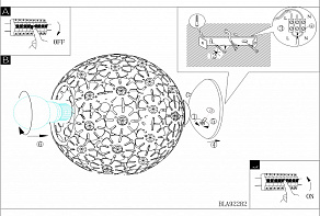 Накладной светильник Eglo Hanifa 92282