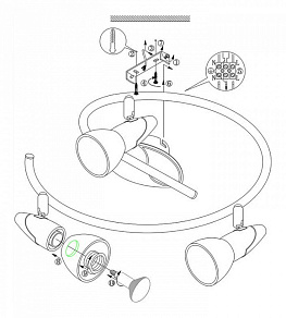 Спот Globo Lord II 5441-3