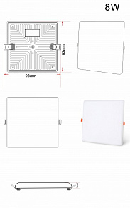 Встраиваемый светильник Zortes CLOUD ZRS.57794.8