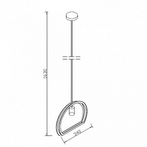 Подвесной светильник Lucide Contour 34418/27/31