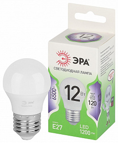 Лампа светодиодная Эра Green Line E27 12Вт 6500K LED P45-12W-865-E27 GL