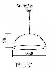Подвесной светильник TopDecor Dome Dome S6 11