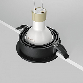 Встраиваемый светильник Maytoni Technical Atom DL113-GU10-01-RD-B