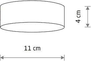 Накладной светильник Nowodvorski Lid Round Led 10402