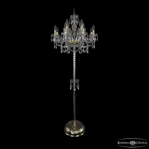 Торшер Bohemia Ivele Crystal 1411 1411T2/8+4/195-170 G