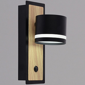 Бра Reluce 22540 22540-0.2-01 BK+WOOD