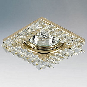 Встраиваемый светильник Lightstar Conceda QUA Gold 031602