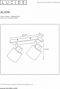 Спот Lucide Alion 17999/02/30