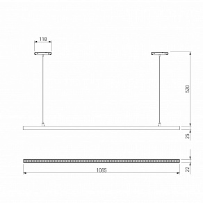 Подвесной светильник Elektrostandard Slim Magnetic a064806