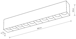Накладной светильник Nowodvorski Midi Led 10050