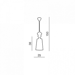 Подвесной светильник Azzardo Baroco 1 pendant AZ0064