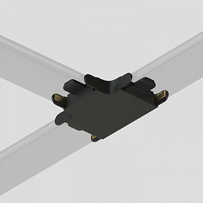 Соединитель T-образный для треков накладных Denkirs AIR BASE TR5233-BK