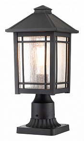 Наземный низкий светильник Quoizel Cedar Point QZ-CEDAR-POINT3-M-BK
