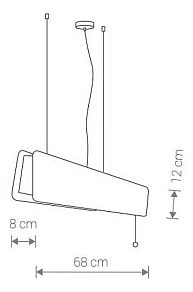 Подвесной светильник Nowodvorski Oslo LED 9314
