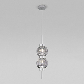 Подвесной светильник Eurosvet Plaza 50186/2 хром