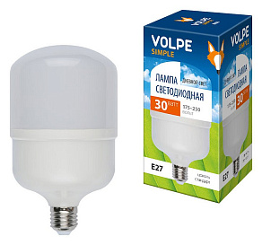 Лампа светодиодная Volpe SIMPLE E27 30Вт 6500K UL-00002942