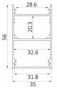 Накладной светильник 6063 LINE 3556 0412628