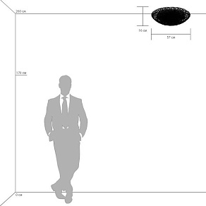 Накладной светильник Lightstar Murano 603100
