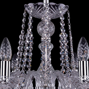 Подвесная люстра Bohemia Ivele Crystal 1402 1402/8/240/Ni