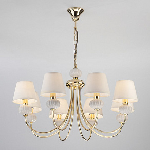 Подвесная люстра Eurosvet Mella 60072/8 золото