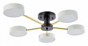 Потолочная люстра Arte Milano Ferrara 252006/5 Bk/Wh