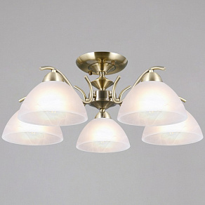 Люстра на штанге ILLUMICO  IL0905-5CSQ-26 AB ELITE