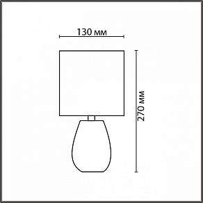 Настольная лампа декоративная Lumion ASELA 8160/1T