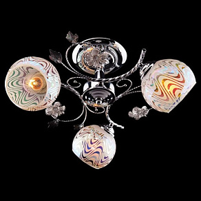 Люстра на штанге Eurosvet 9166 9166/3 хром/белый