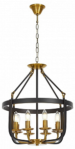 Подвесная люстра LUMINA DECO Berling LDP 8024-8 BK+MD