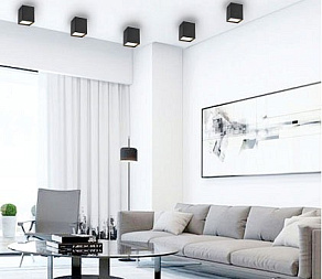 Накладной светильник Italline DL 3028 DL 3028 black 3000K