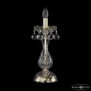 Настольная лампа декоративная Bohemia Ivele Crystal 1409 1409L/1-35 G