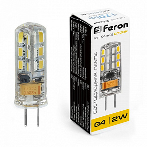 Лампа светодиодная Feron Saffit LB-420 G4 2Вт 2700K 25858